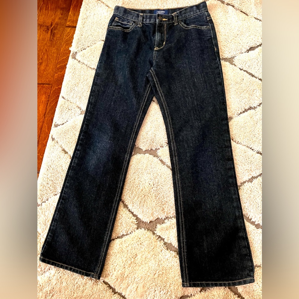 Old Navy boys loose bootcut denim pants